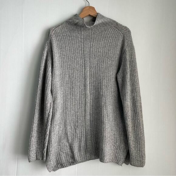 Elizabeth and James turtleneck sweater long sleeve grey size medium - Picture 5 of 7
